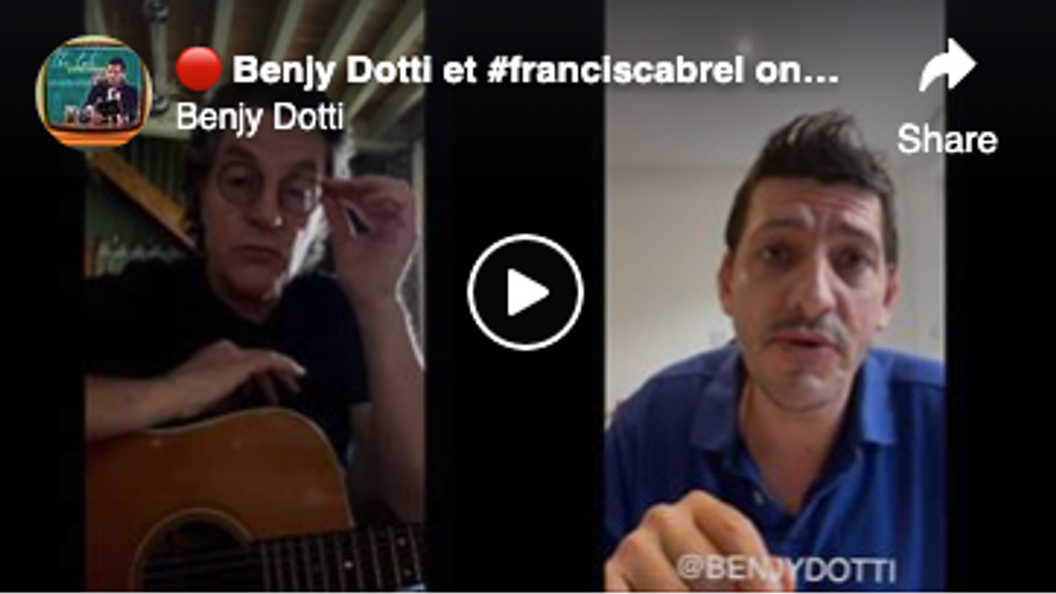🔴  Benjy Dotti et #franciscabrel ont une bonne nouvelle pour vous !